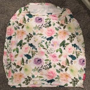 Super cute and soft floral nursing cover/cart cover/highchair cover